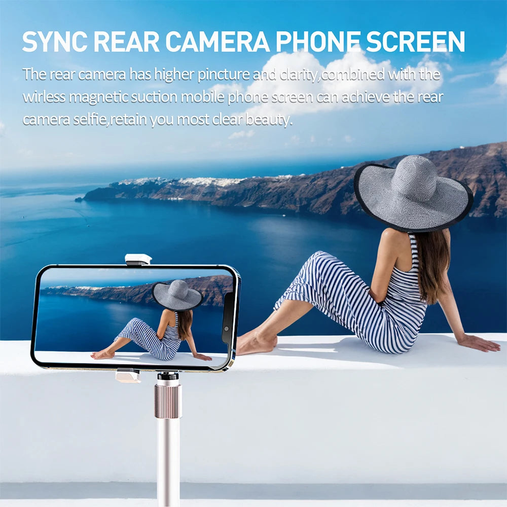 Phone Vlog Selfie Monitor Screen Phone Holder Clip Mount Rear Camera Selfies Vlogging Live Selfie Screen Compatible FOR iPhone