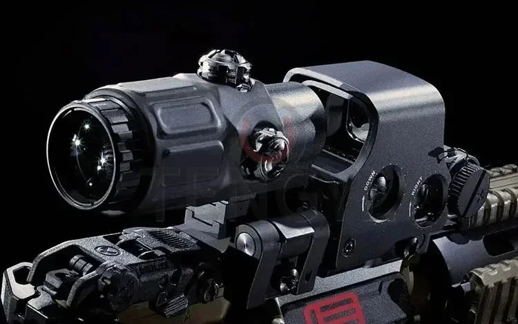 Holographic Collimator 558 Red Dot Sight G43/G33/G45 3X 5X Magnifier Airsoft Hunting Gear w/ 20mm Rail Mounts & QD Lever